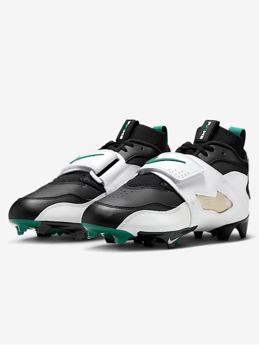 Nike Vapor Edge DT 93 TD Mens sz 11 White Black Green Football Cleats HF5298 102